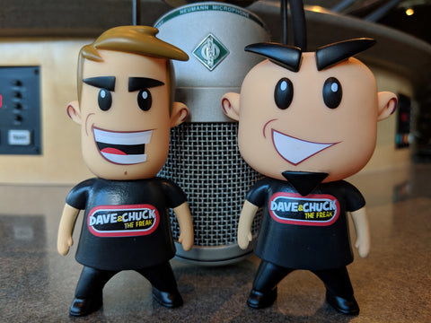 WRIF Dave & Chuck "the Freak" Vinyl Toy